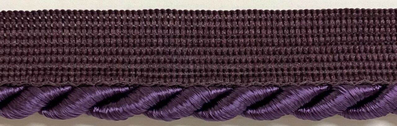 Large Twist Cord with Lip Piping Trimming - 6 Yards - Many Colors Available!